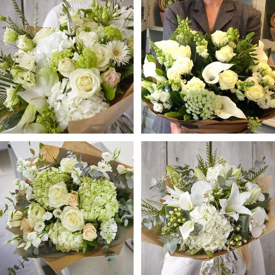 Sympathy hand-tied made with the finest flowers - Image 2