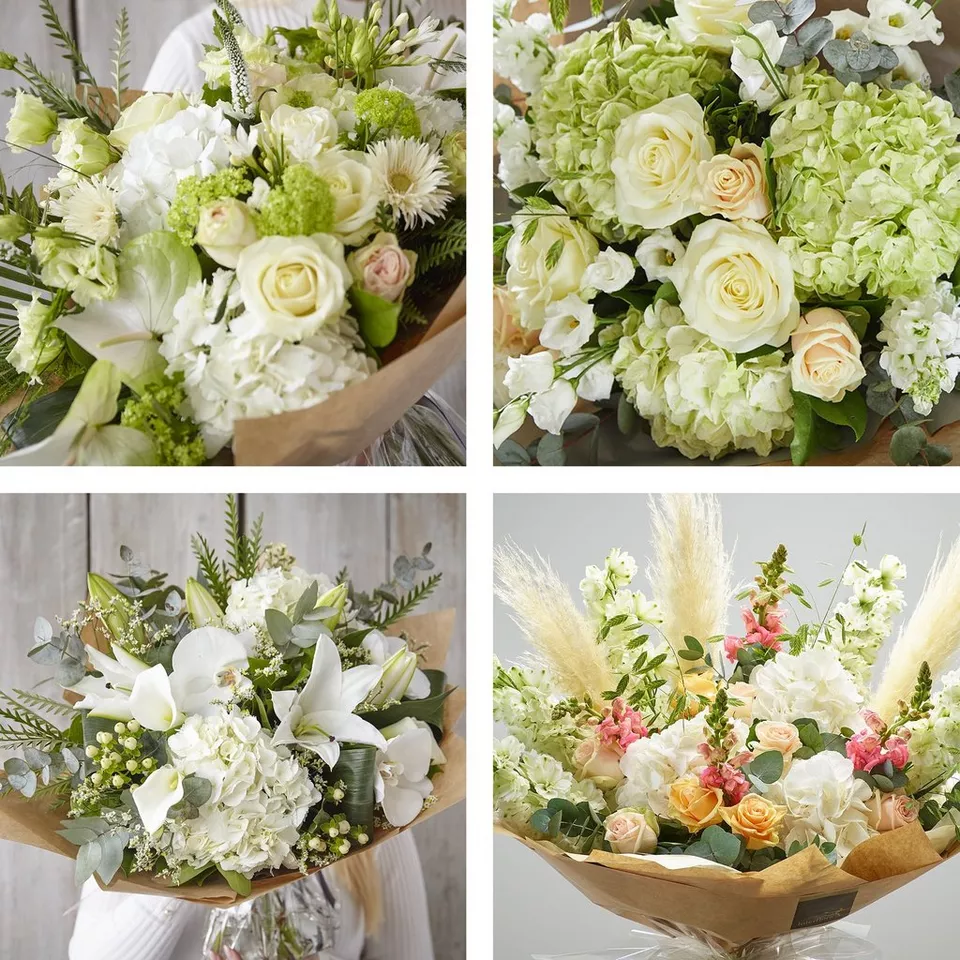Sympathy hand-tied made with the finest flowers - Image 2