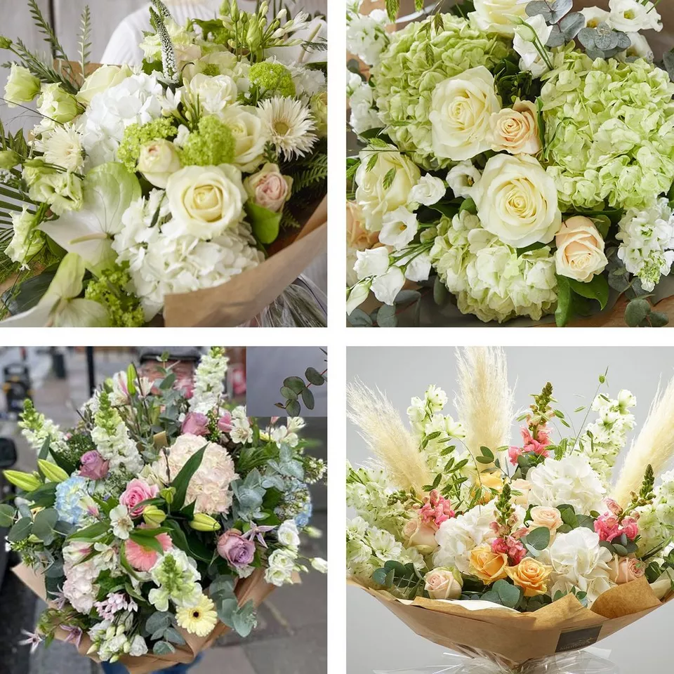Sympathy hand-tied made with the finest flowers - Image 2