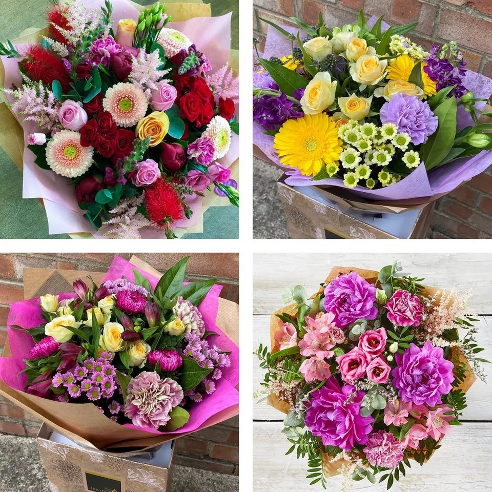 Sympathy hand-tied made with the finest flowers - Image 4