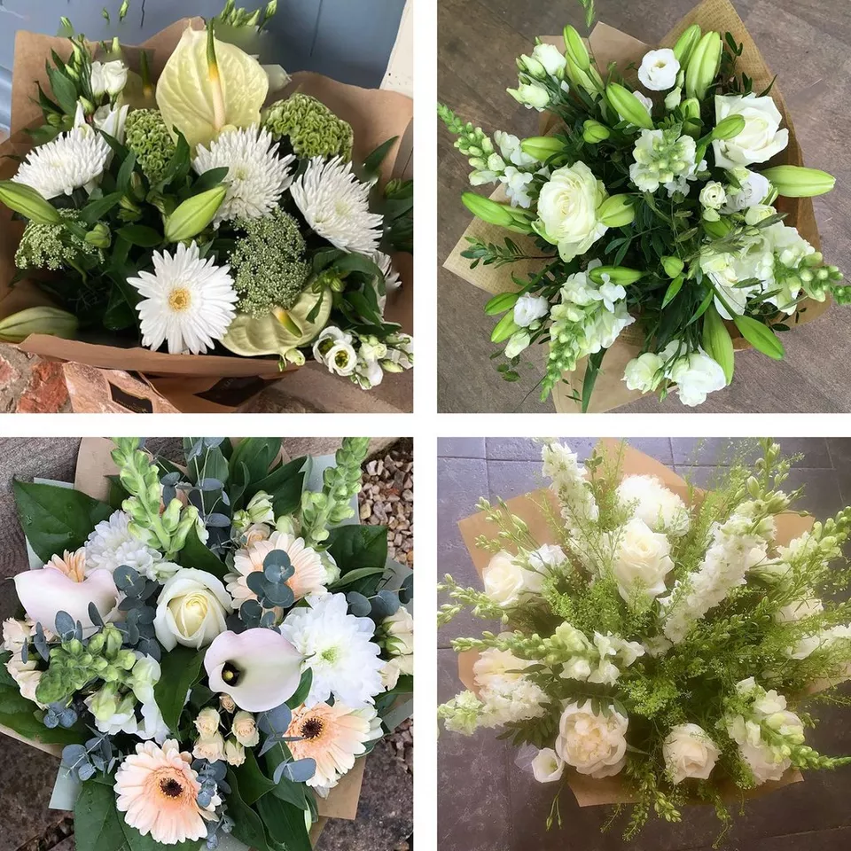 Sympathy hand-tied made with the finest flowers - Image 2