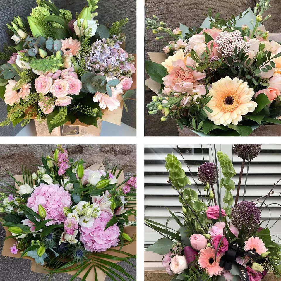 Sympathy hand-tied made with the finest flowers - Image 3
