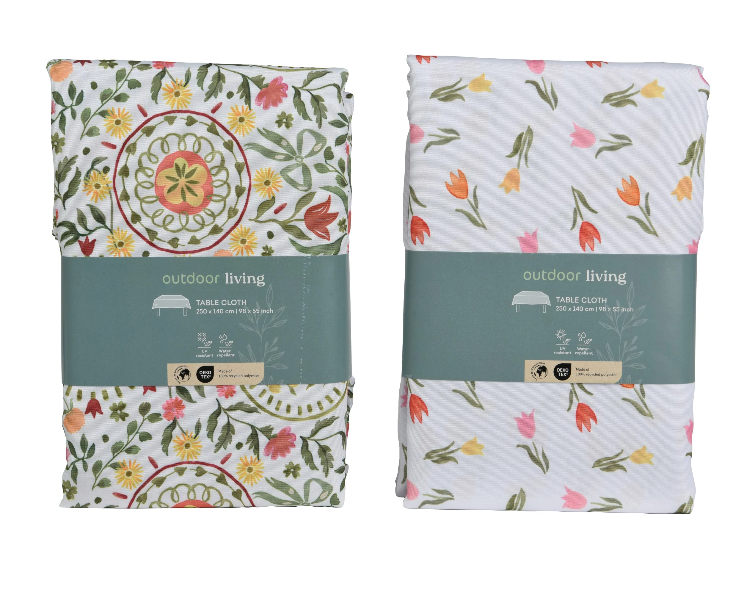 Tablecloth flower print outdoor - sold separately