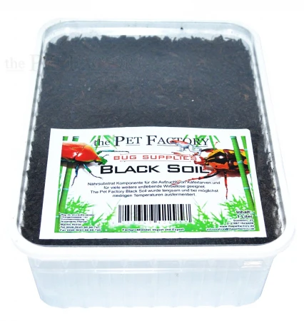 The Pet Factory Black Soil (1 Liter)