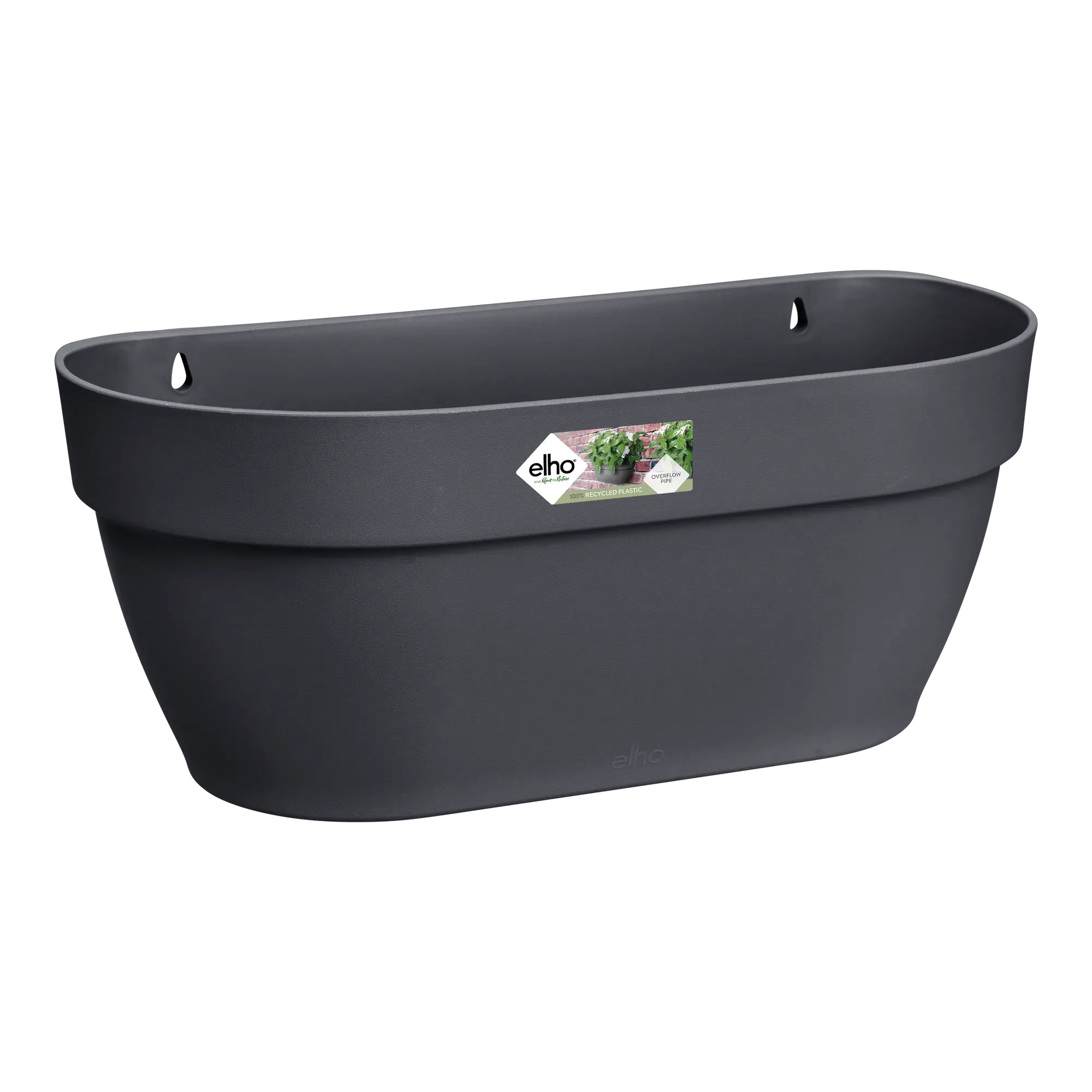 Elho Vibia Campana Wall Basket 35cm Anthracite - Image 3