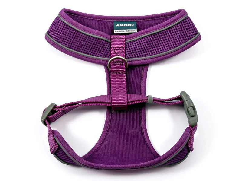 Ancol Viva Comfort Mesh Dog Harness Purple Sma - Image 2