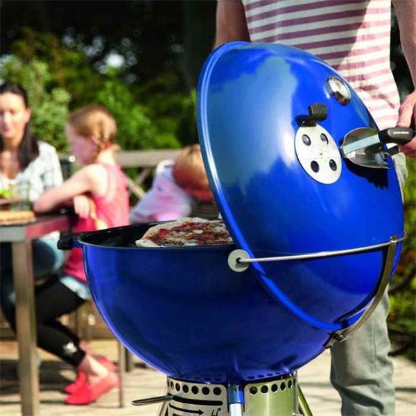 Weber Master-Touch GBS C-5750 Charcoal BBQ 57cm - Ocean Blue - Image 3