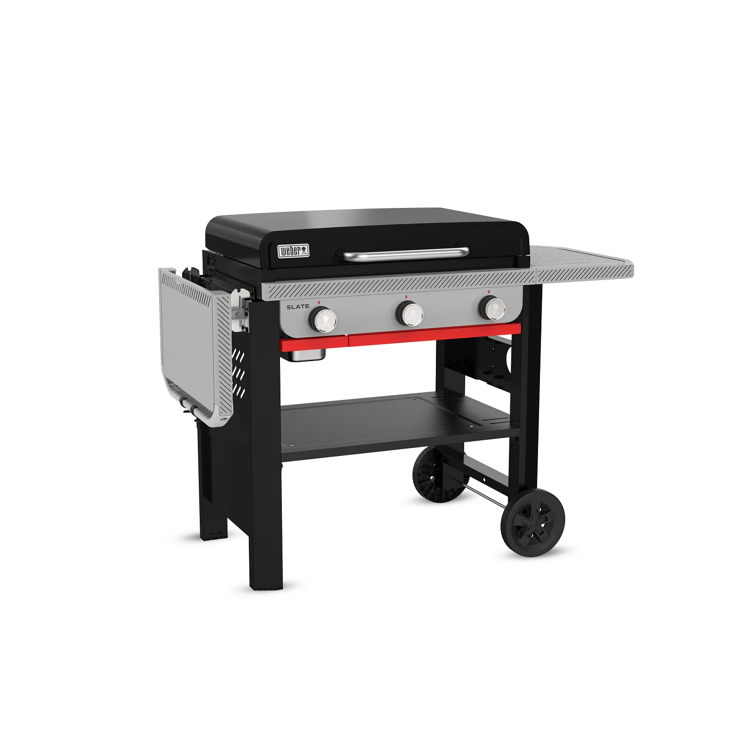 Weber Slate 71cm Premium Griddle BBQ - Black - Image 4
