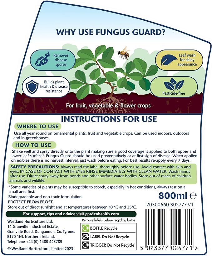 Westland Fungus Guard RTU (800ml) - Image 2