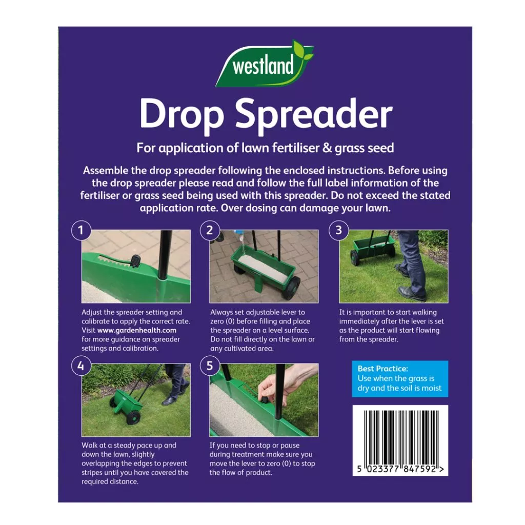 Westland Lawn Drop Spreader 41cm - Image 7