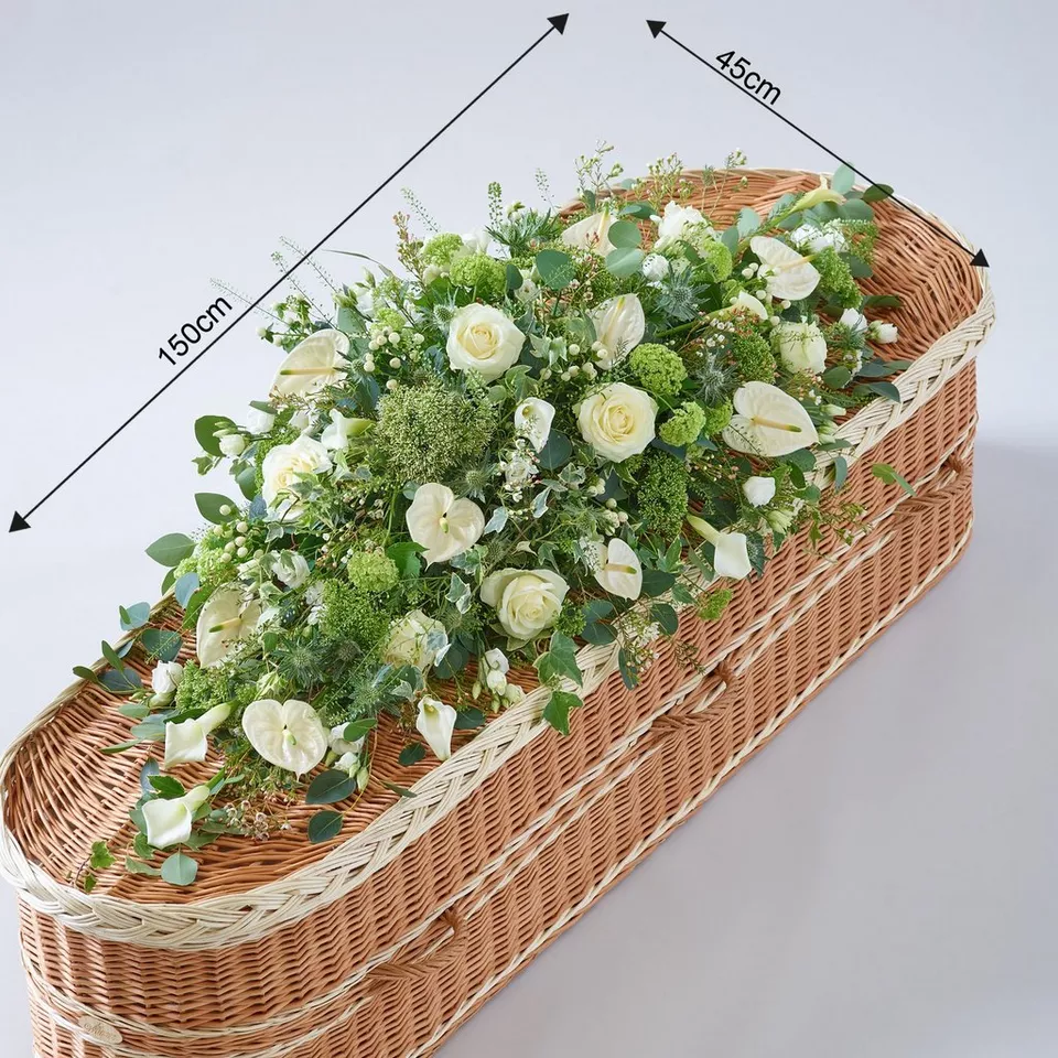 White and Green Casket Spray - Image 7