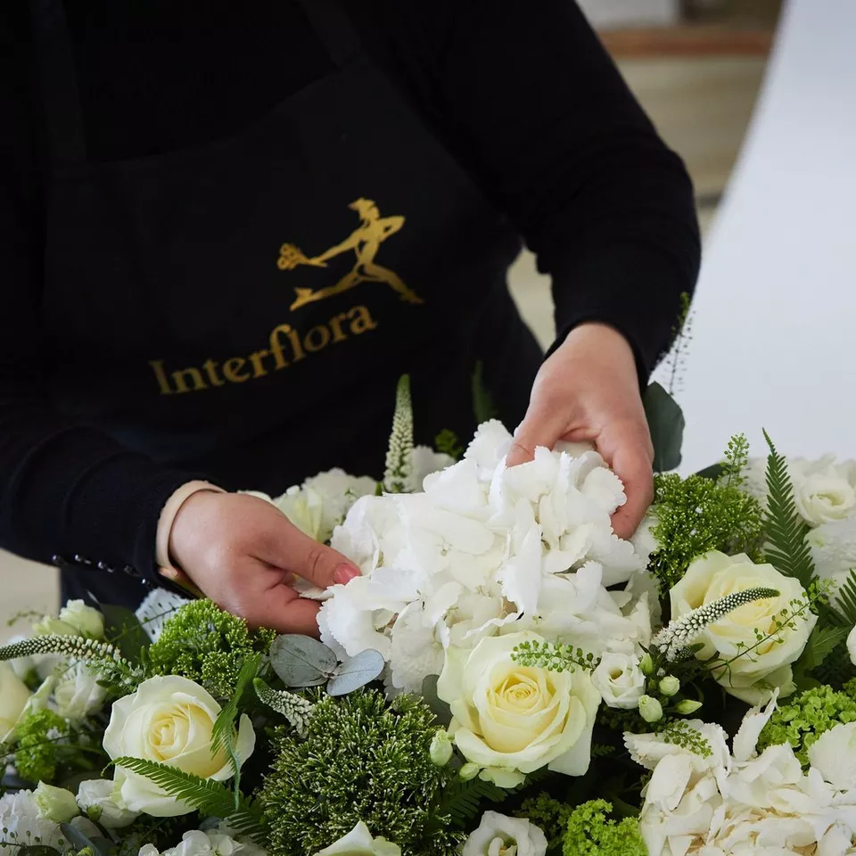 White Casket Spray - Image 3