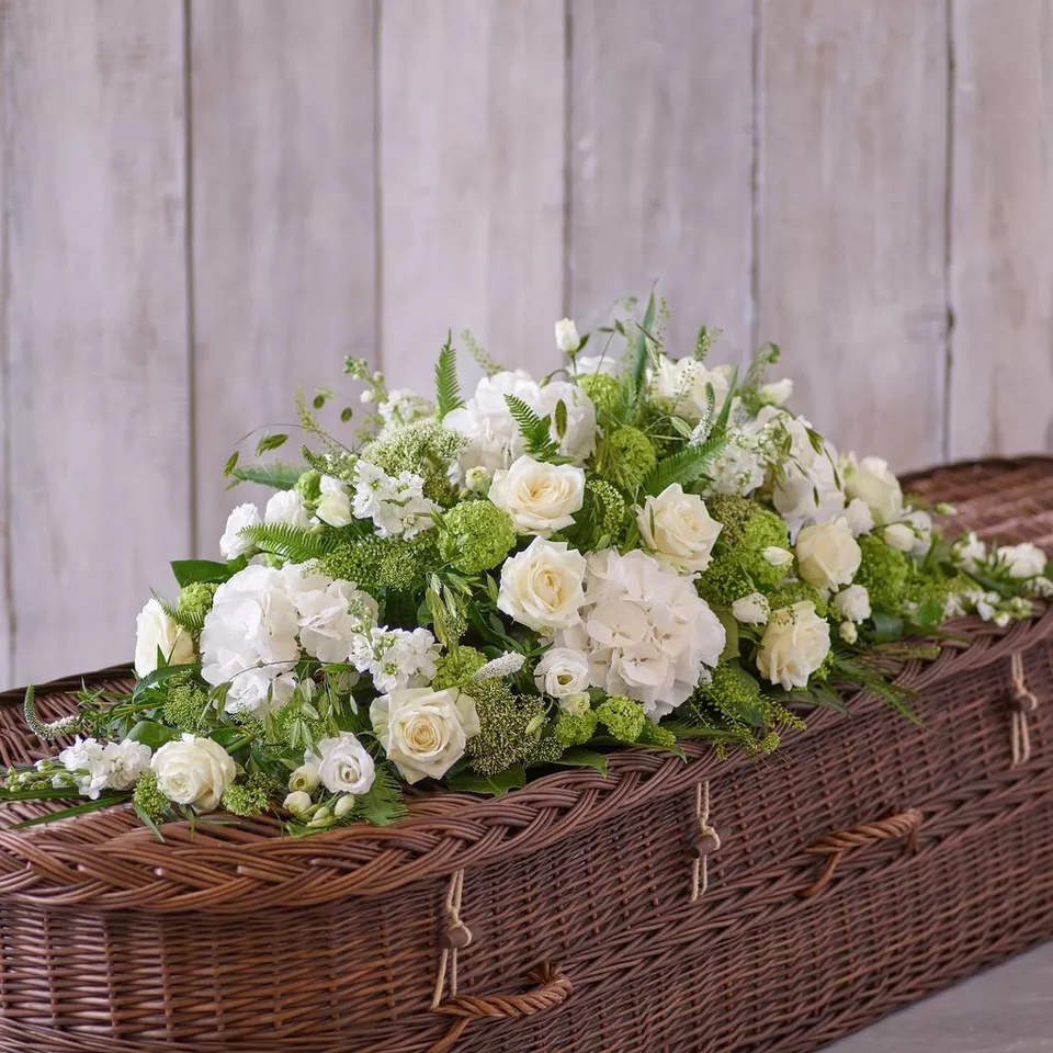 White Casket Spray - Image 4