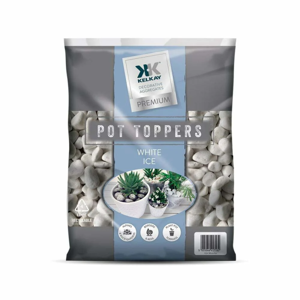 Kelkay White Ice Pot Topper 35mm