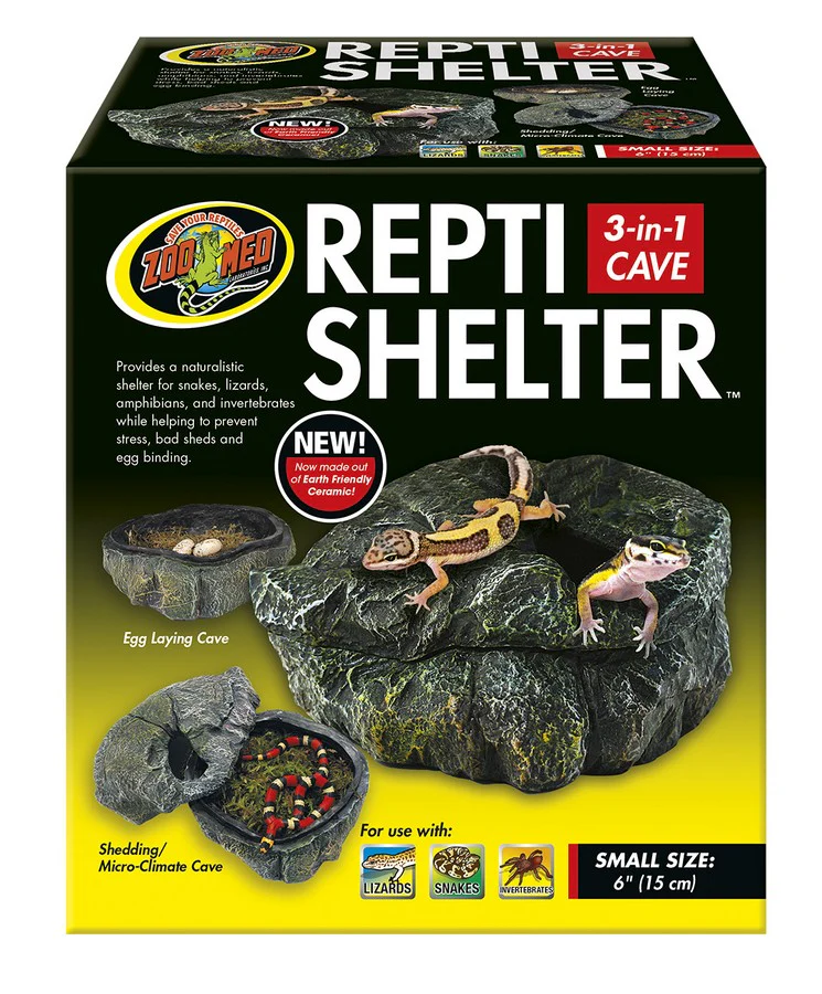 Zoo Med Repti Shelter 3 in 1 Cave Small